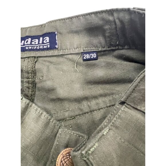 Pudala Uniforms Cargo Pants Men’s 28x30 Olive Green Durable All Day Utility Wear - Picture 5 of 5